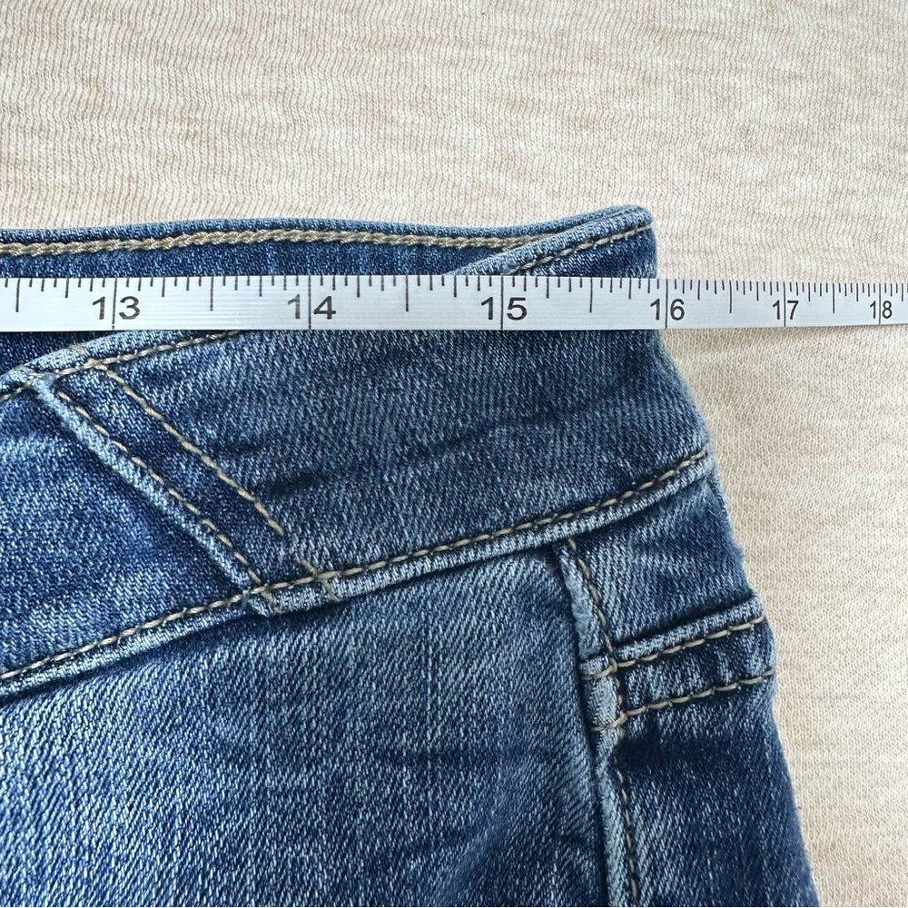 BKE Women’s Blue Cotton Curvy Fit High Rise Skinny Pants Jeans Size 30 - Picture 6 of 10